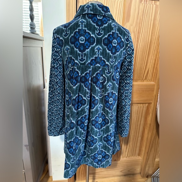 ELEVENES  SIZE 6 VELOUR VINTAGE COAT BY ANTHROPOLOGIE NEVER WORN W/ TAGS - Picture 5 of 11